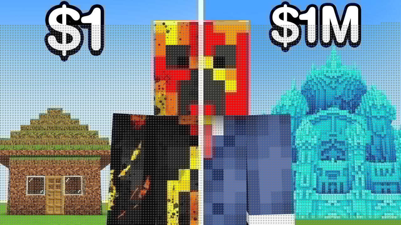 Upgrading House From Dirt to Diamond In House Civilization!