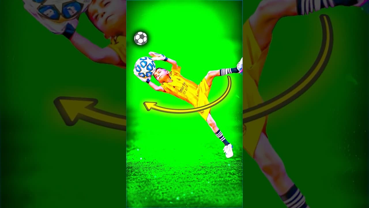 🔥✅ 9 حركات حارس مرمى لتصدي التسديدات القوية والطيران 💥 #goalkeeper #goalkeepertraining