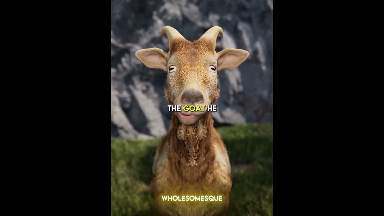 An unexpected friendship 🐯🐐 #truestory