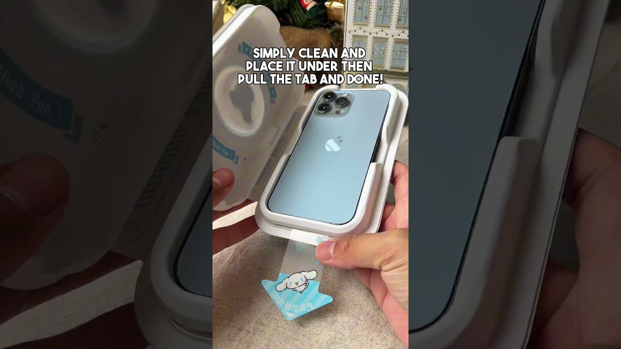 Check out this beyond adorable #sanrio #screenprotector #iphone #hellokitty #cinnamoroll #kuromi