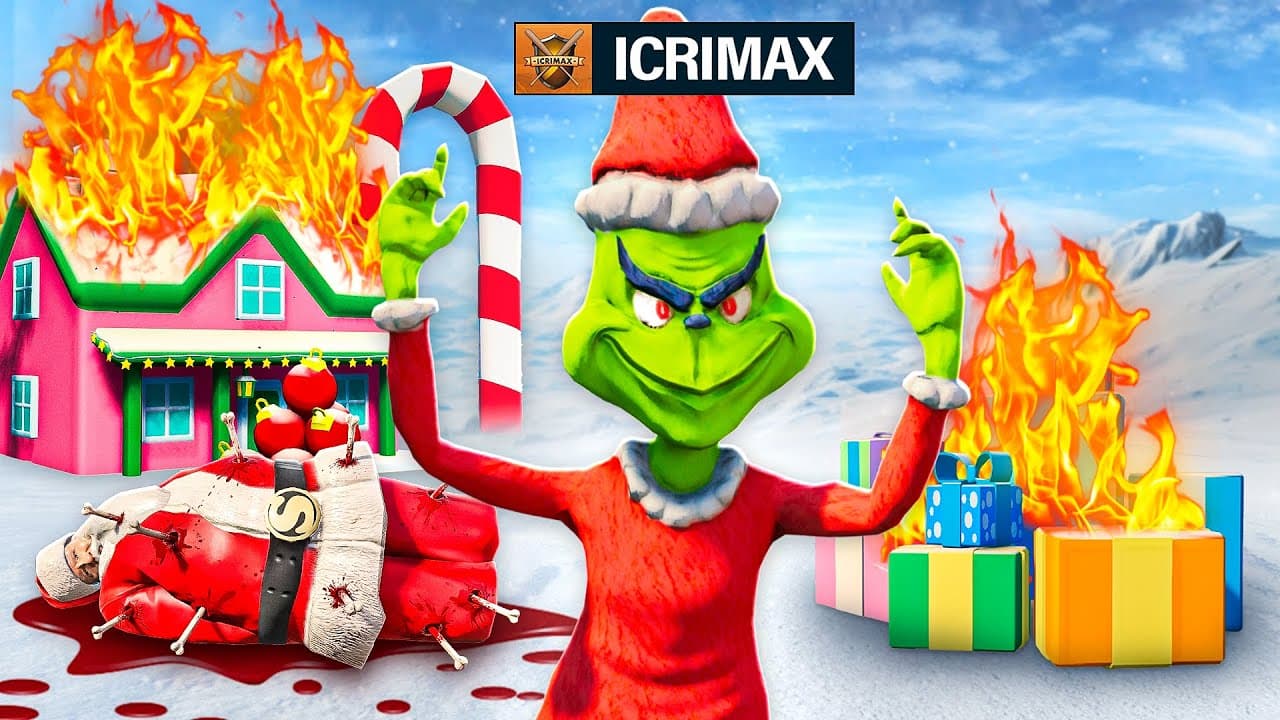 ICRIMAX wird BÖSER GRINCH in GTA 5!