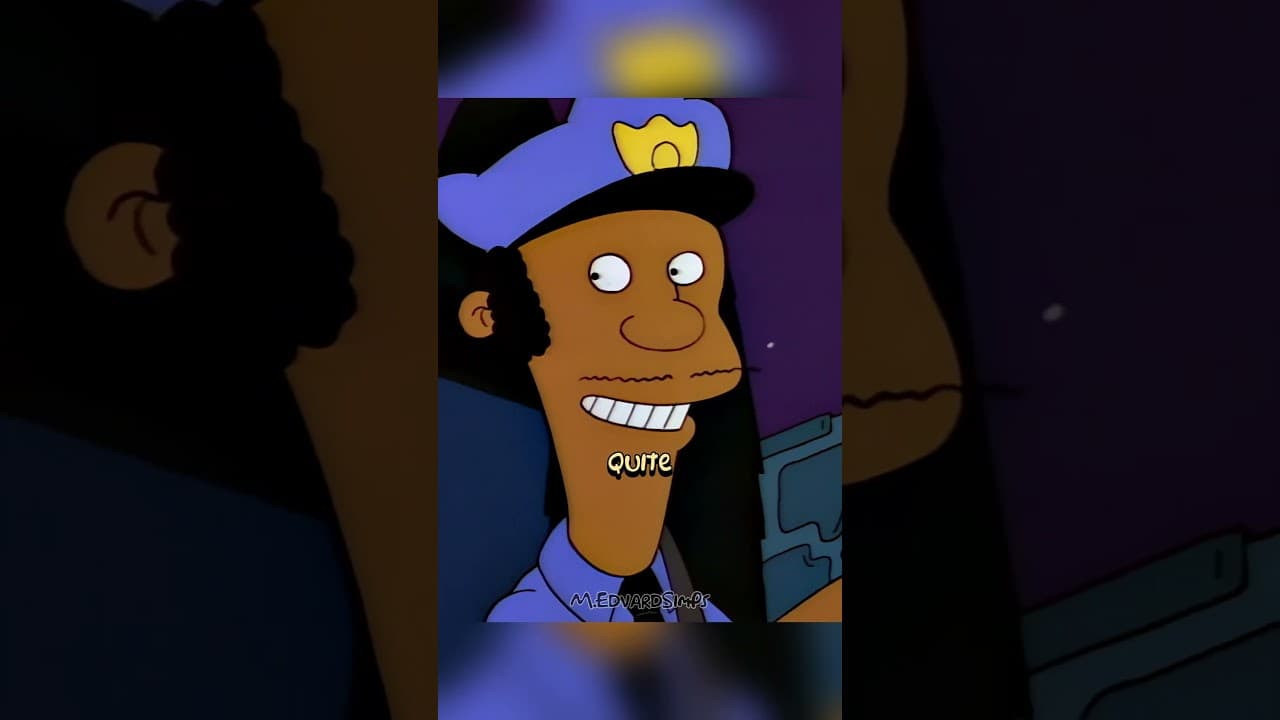 Bart wants to be a cop. | The Simpsons S3E18