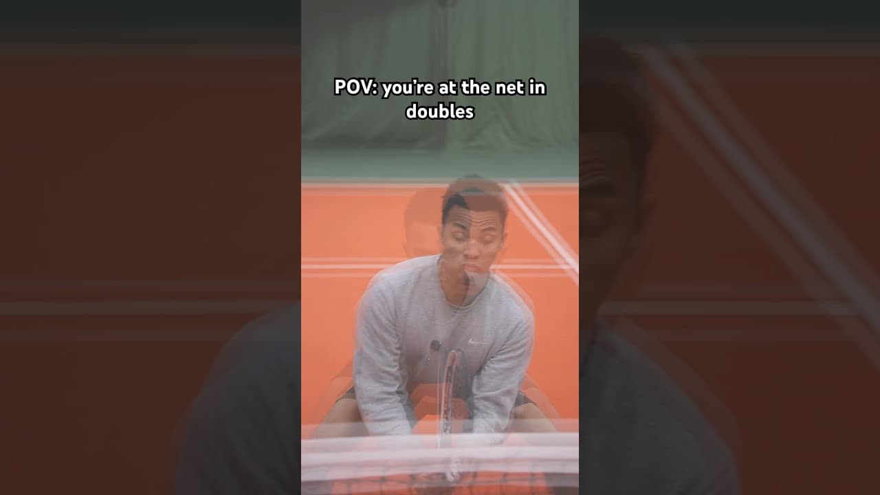 When you almost get hit at the net…