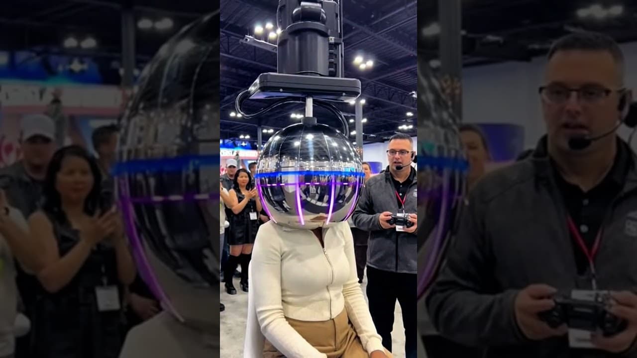 Dubai’s Newest AI Salon Robot Will Shock You AI Instant Curl Machine 4.0 💇‍♀️ Dubais Future Is Here