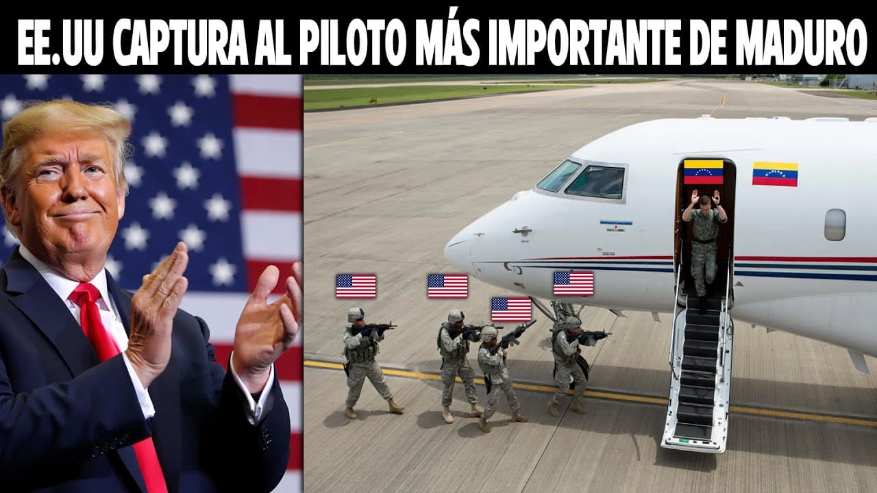 ¡ERA EL PILOTO MÁS IMPORTANTE DE MADURO! ¡EE.UU. Captura al Piloto Más Importante de Maduro!