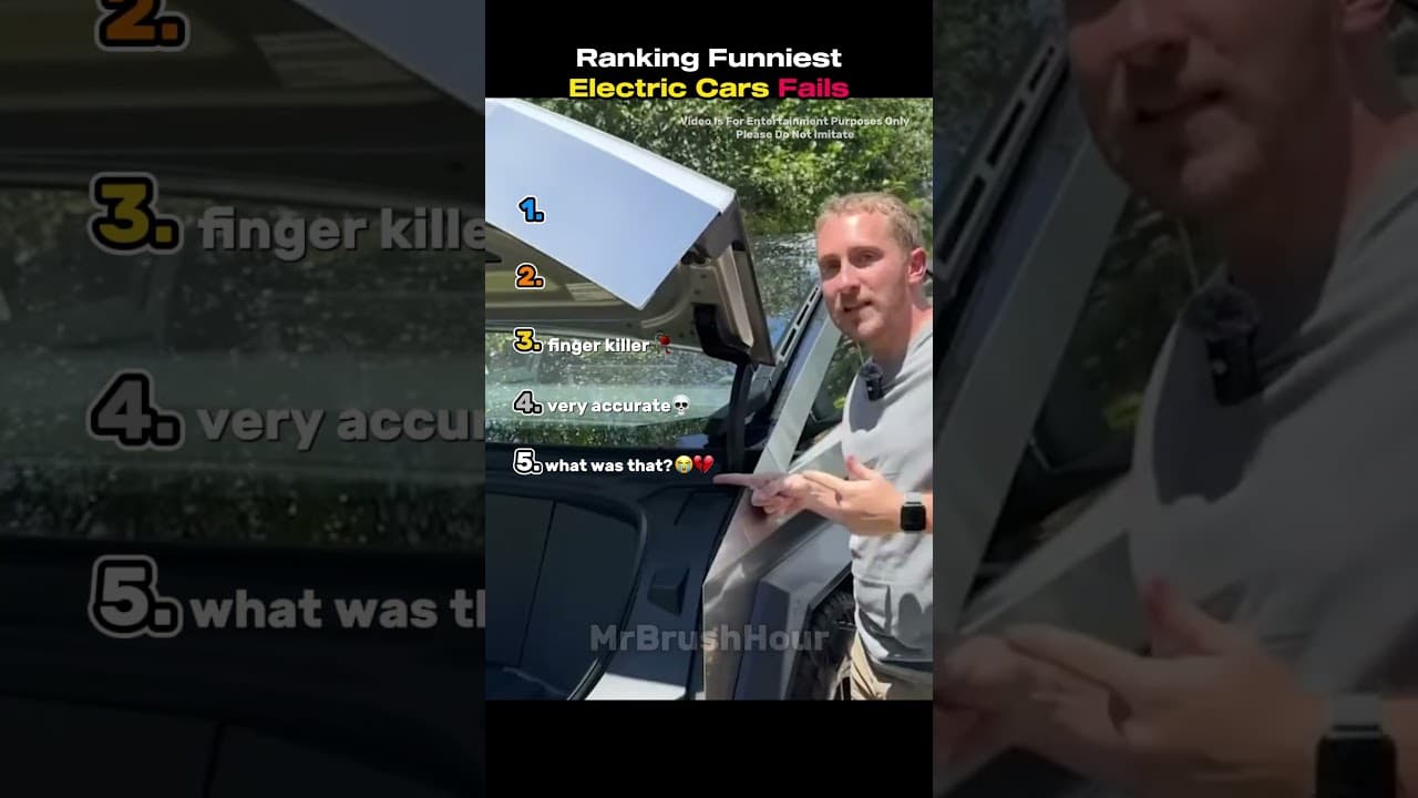 Ranking Funniest Electric Cars Fails