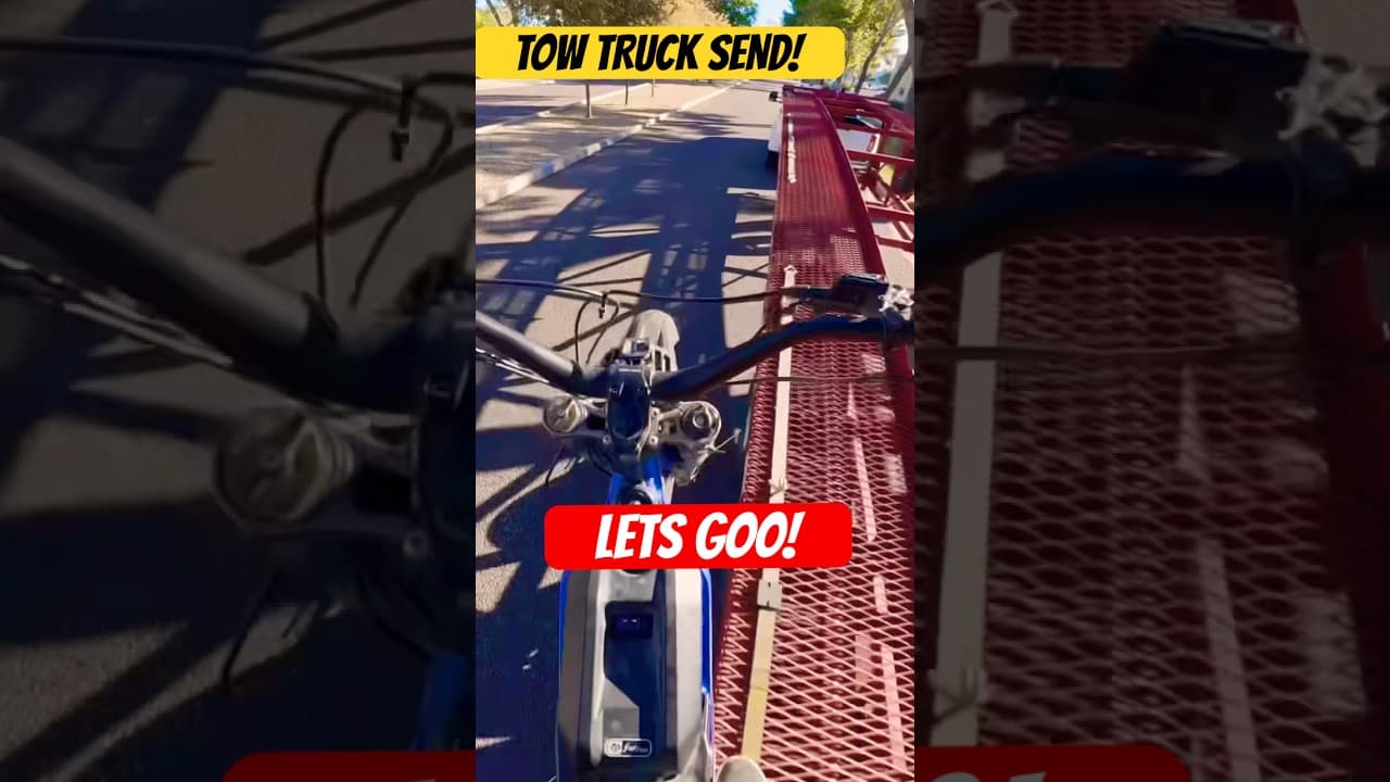 ALMOST MISSED MY CHANCE! TOW TRUCK DRIVER WAS BOUT IT! #bikelife #2025 WATCH TILL END!