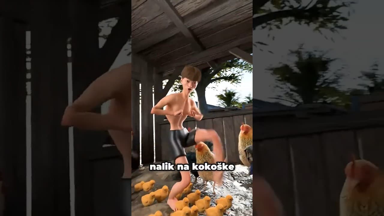 Dečak Koga Su Odgajile Kokoške 😮🐔 #shorts #zanimljiveprice #animacije