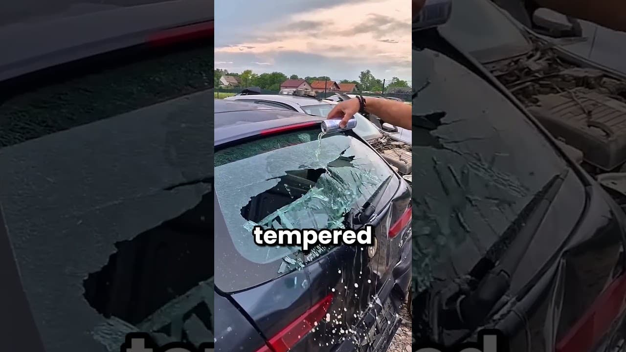 Why does soda damage some car windows but not others?