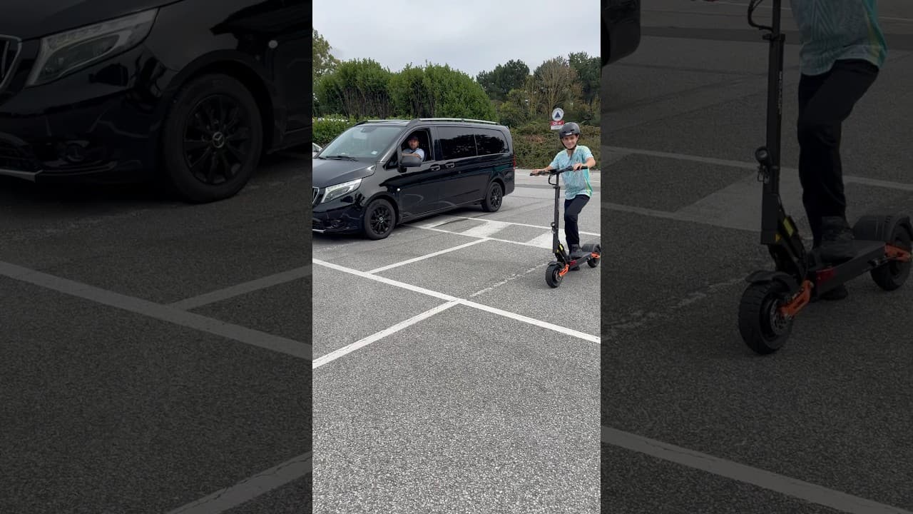 VOITURE VS TROTTINETTE !! 😱 #ytshorts #fyp #challenge