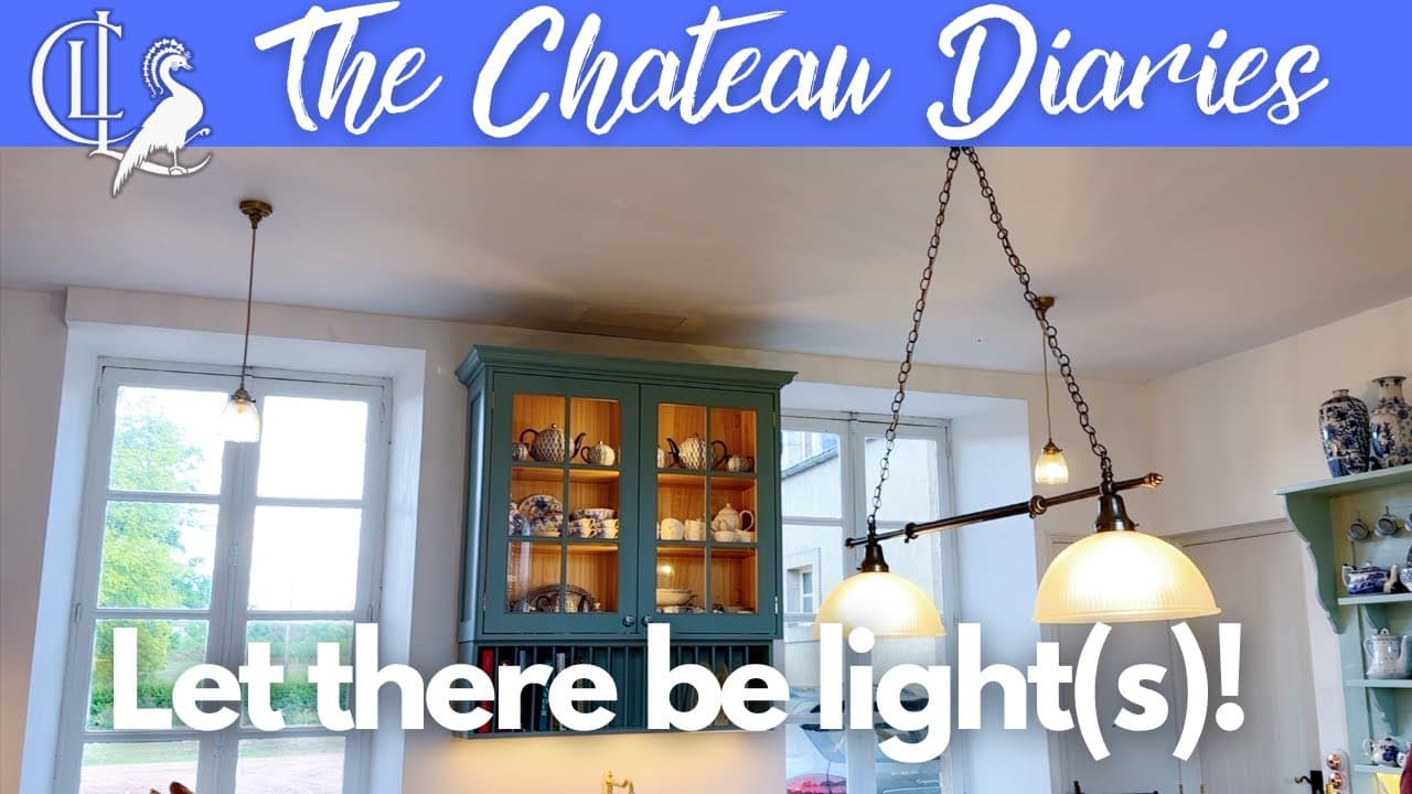 Chateau Kitchen Renovation: The Lighting Is Complete! ✅