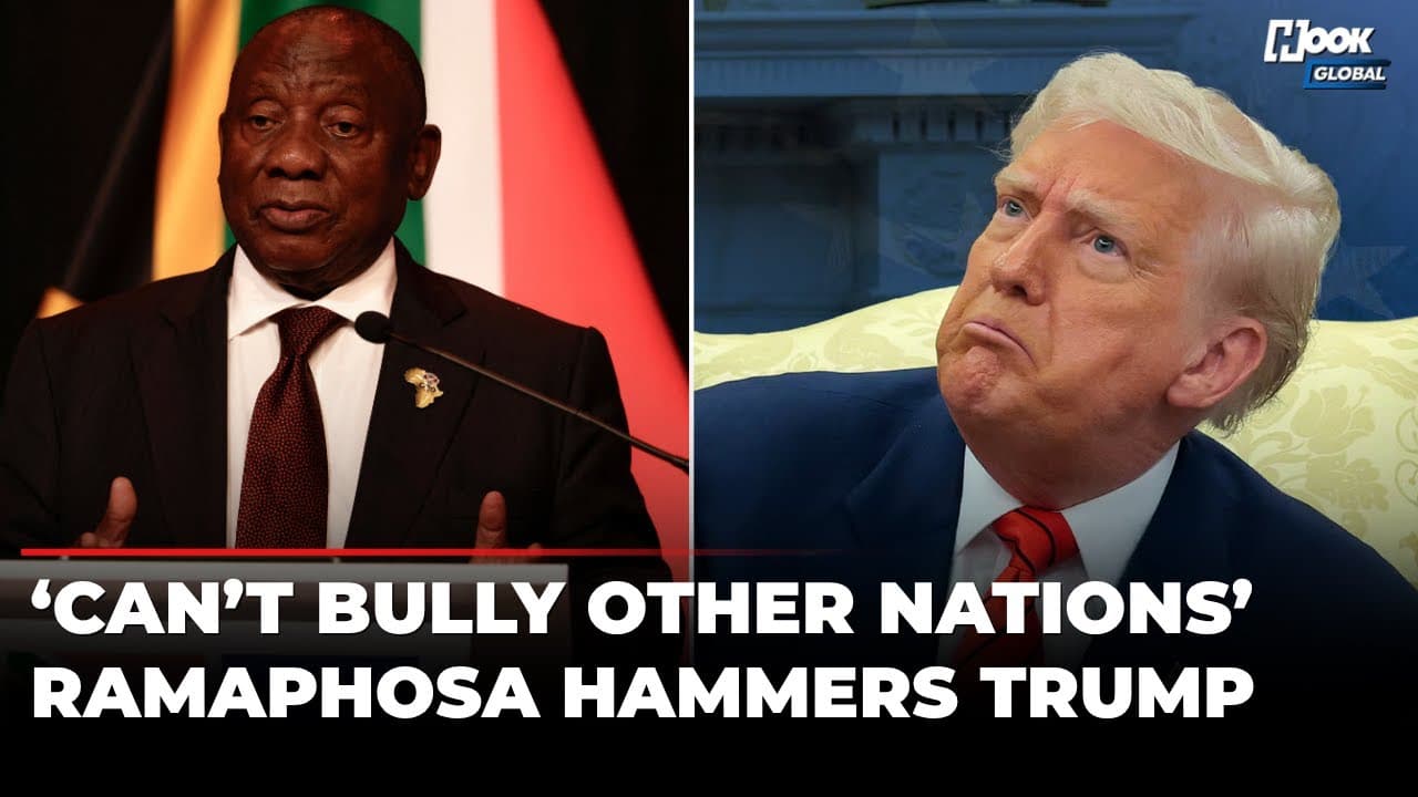 Ramaphosa Openly Takes Down Trump For ‘Bullying Other Nations’ Amid US' G20 Snub To South Africa
