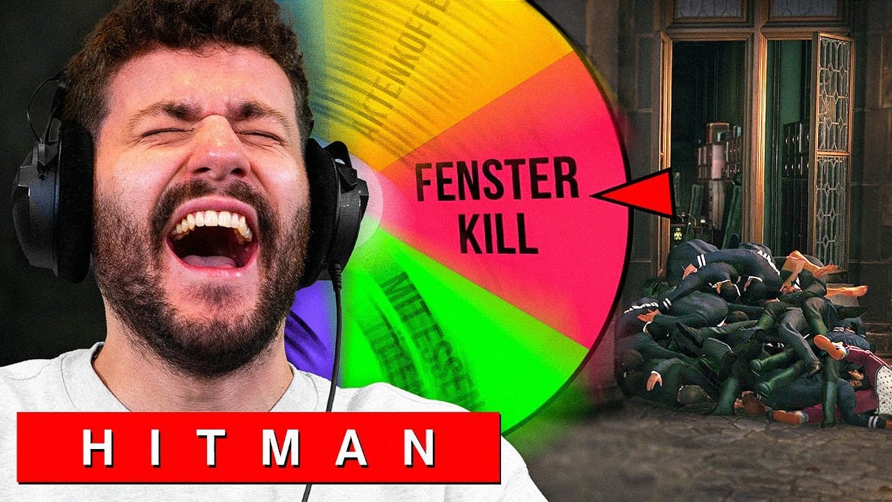 Alles ausm' Fenster! | Hitman mit Glücksrad