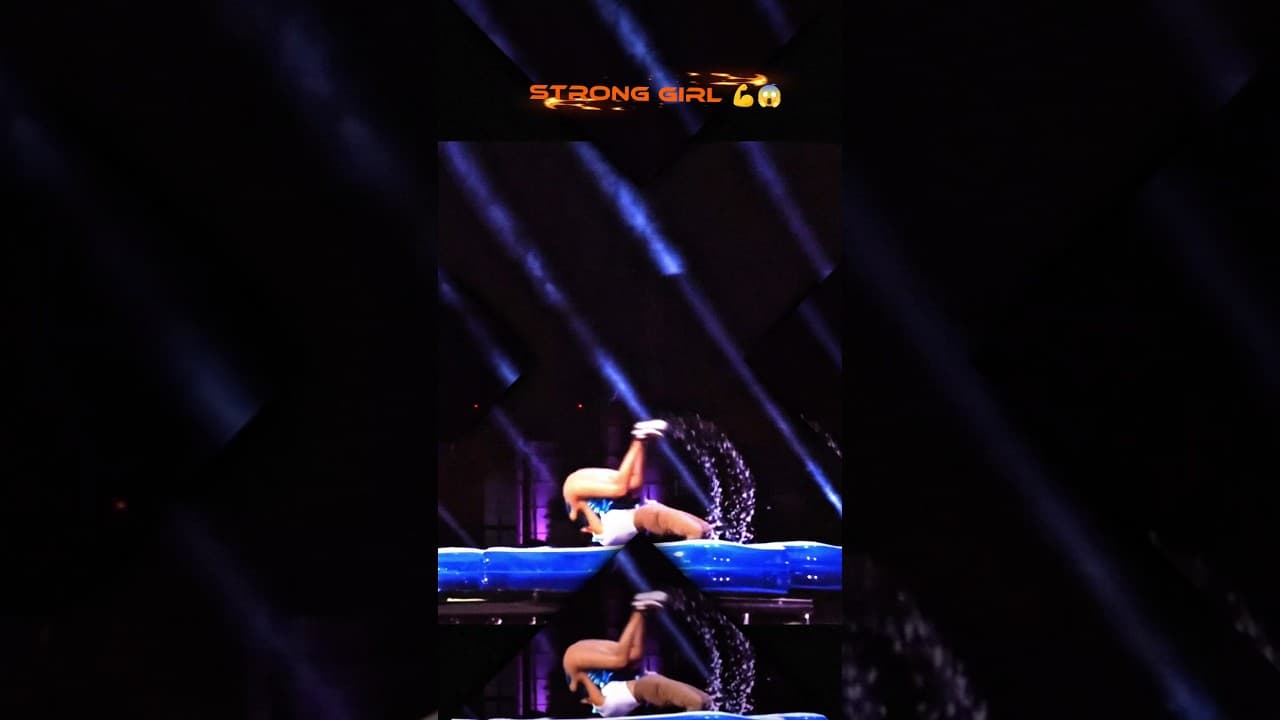 got talent global 😱 tha lady judge Nikki Bella  body slam to plays #shorts 👍