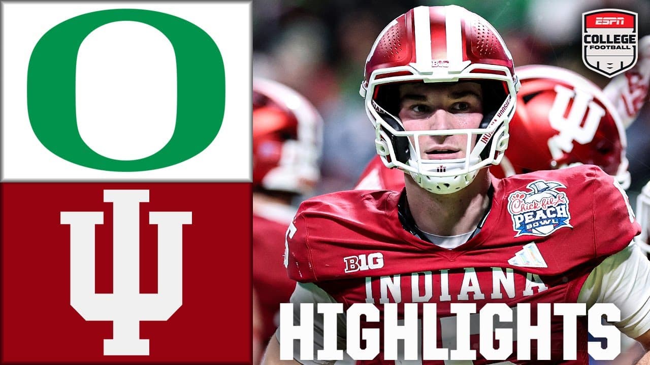 Peach Bowl: Oregon Ducks vs. Indiana Hoosiers | Full Game Highlights | ESPN College Football