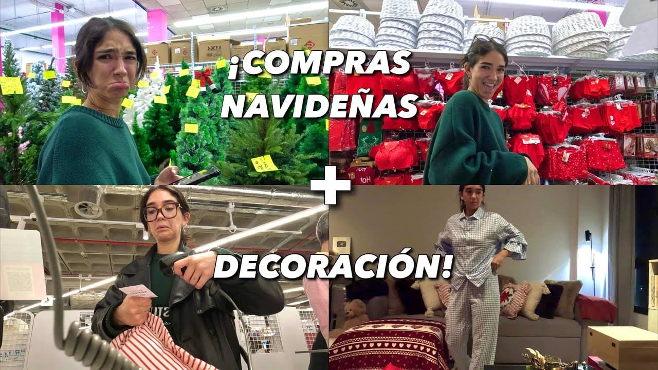 compritas y decoración de navidad | vlogmas