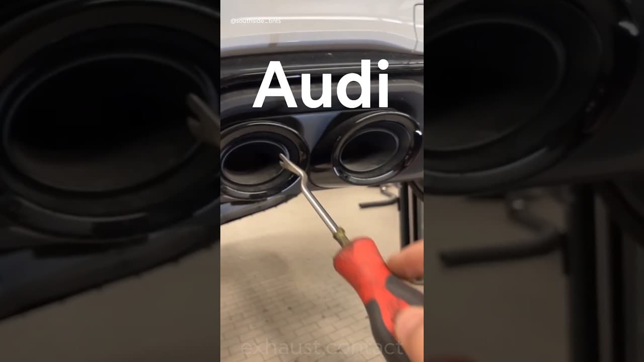 How Audi SQ5 fake exhaust tips became real (80A071904)