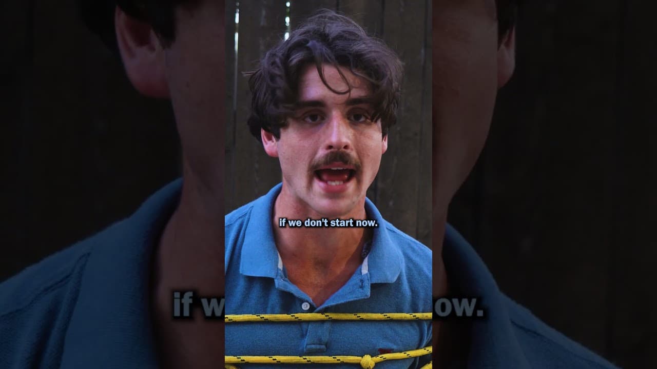 He couldn't get out...