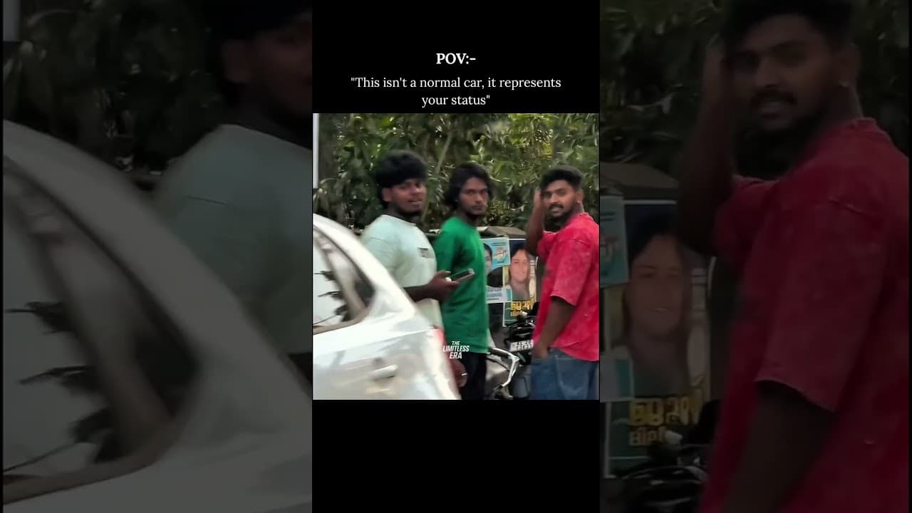 This isn't a normal car, it represents your status