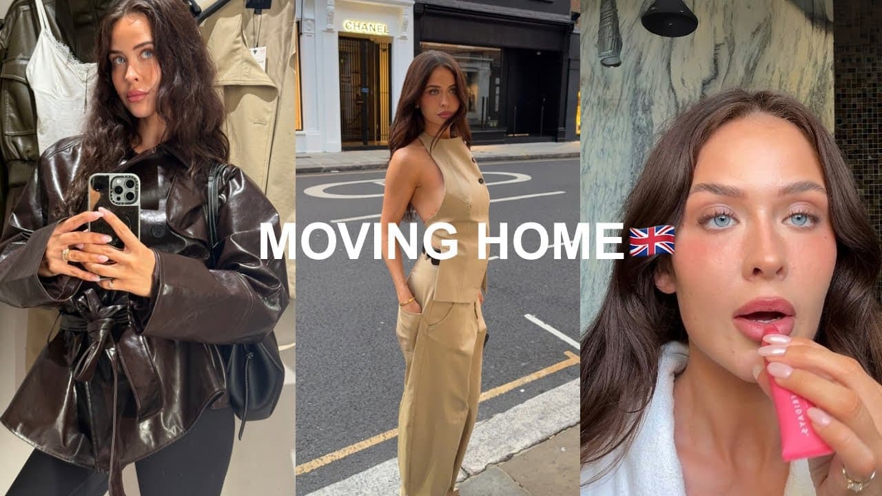 I moved home 🇬🇧 first vlog! 