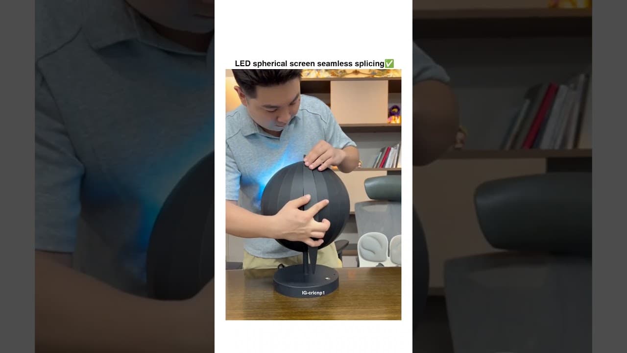 LED spherical screen seamless splicing#Milestrong