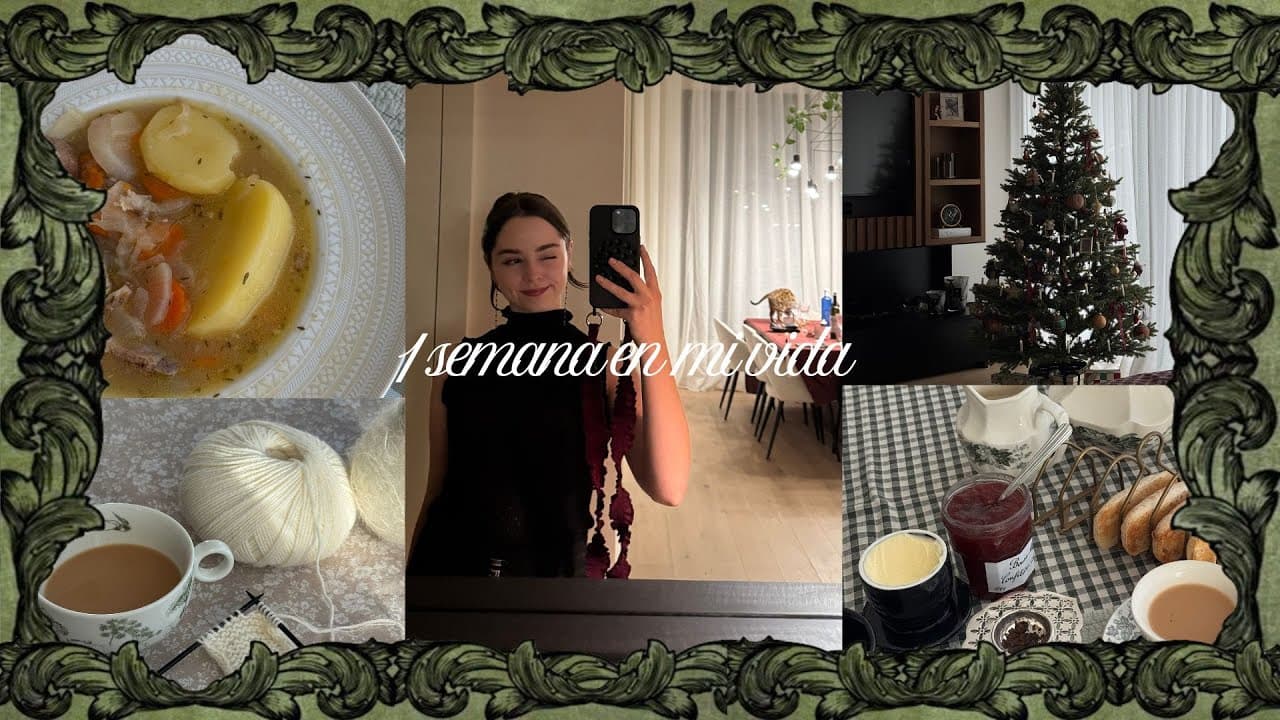 Una semana conmigo | nieve en noviembre, días con mi madre y decorando la casita de Navidad