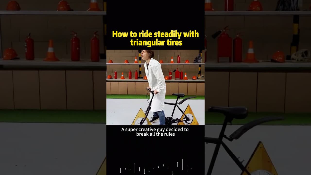 How to ride steadily with triangular tires #knowledge #science