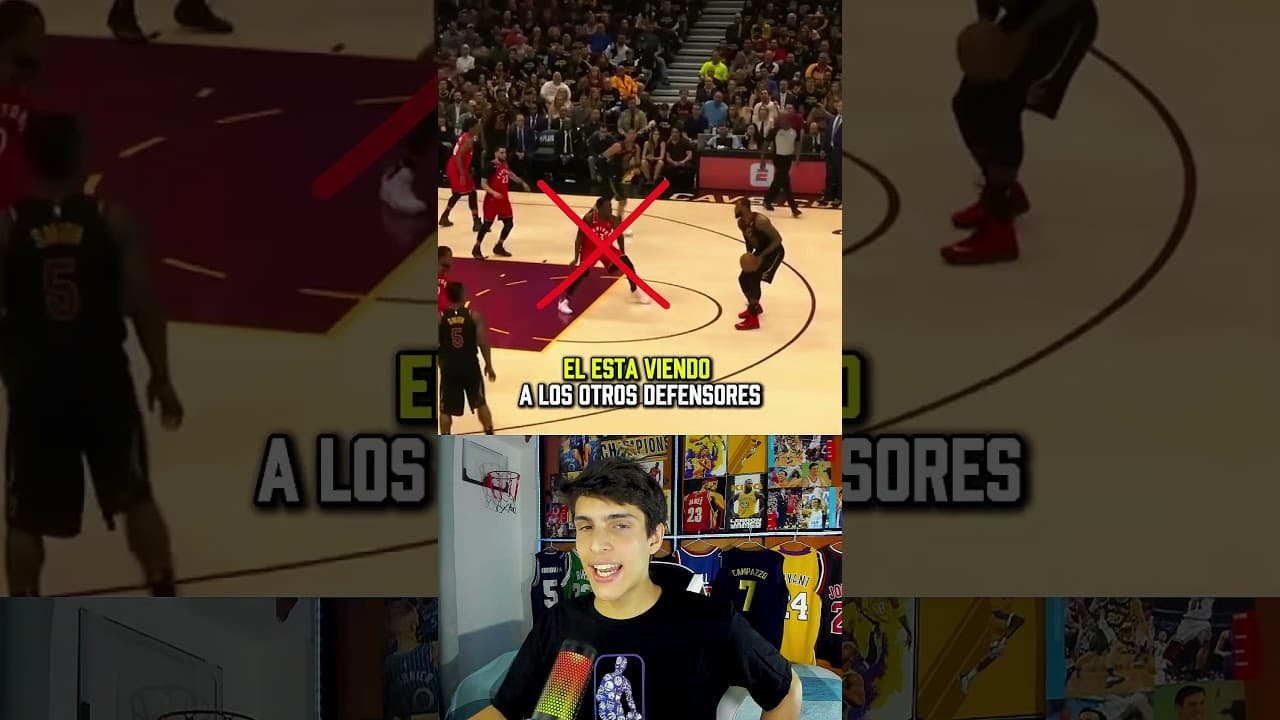 LEBRON ES UN GENIO!!! #nba #baloncesto #basketball