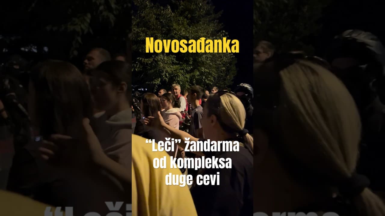 Novosađanka “leči” žandarma od kompleksa siledžije sa dugom cevi
