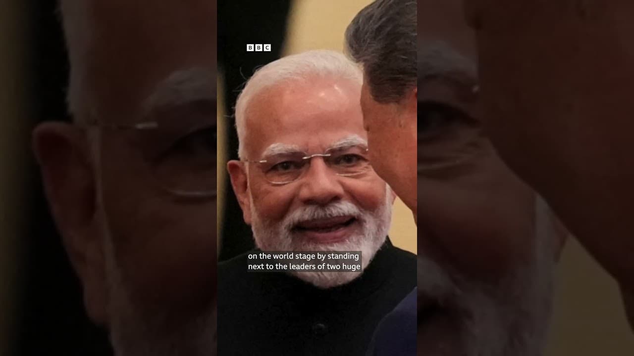 BBC analyses the warmth and hand-holding at Xi, Modi and Putin's summit | BBC News India