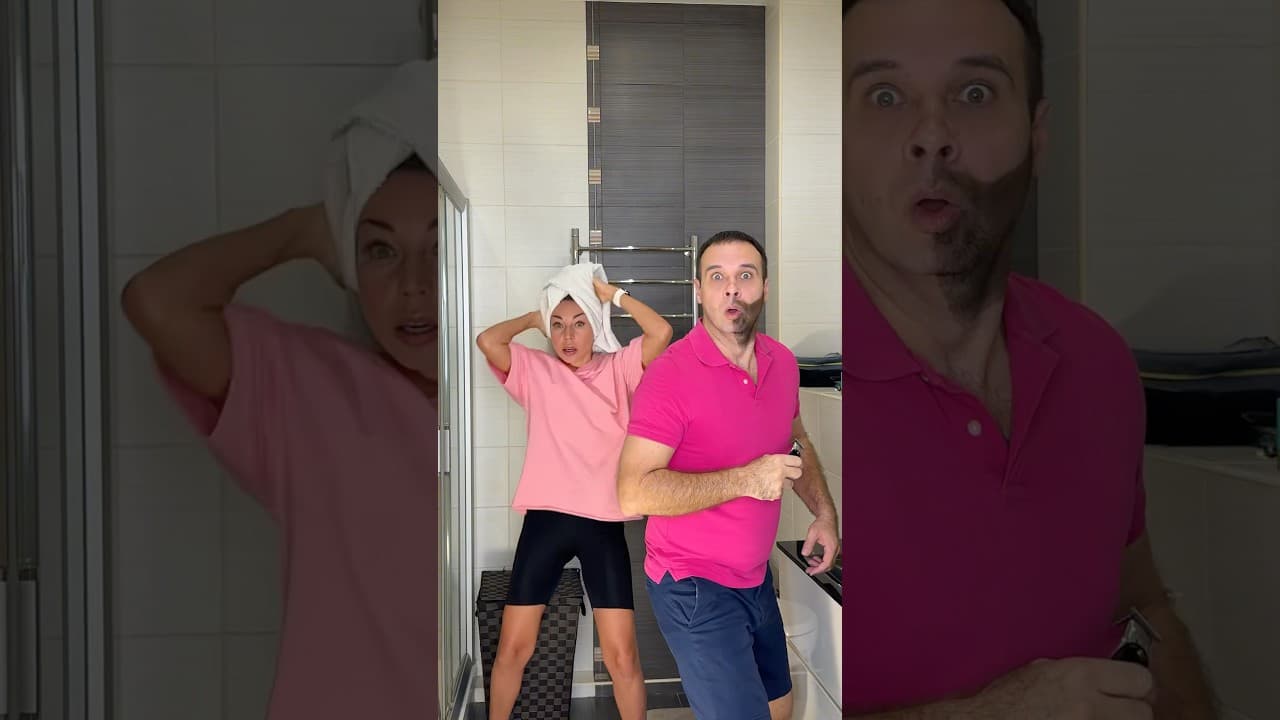 🤷🏻‍♀️🤷🏻‍♂️When Mom & Dad Get Ready in 10 Seconds!⏱😂 #funny #viral #comedy #haha #funnymoments