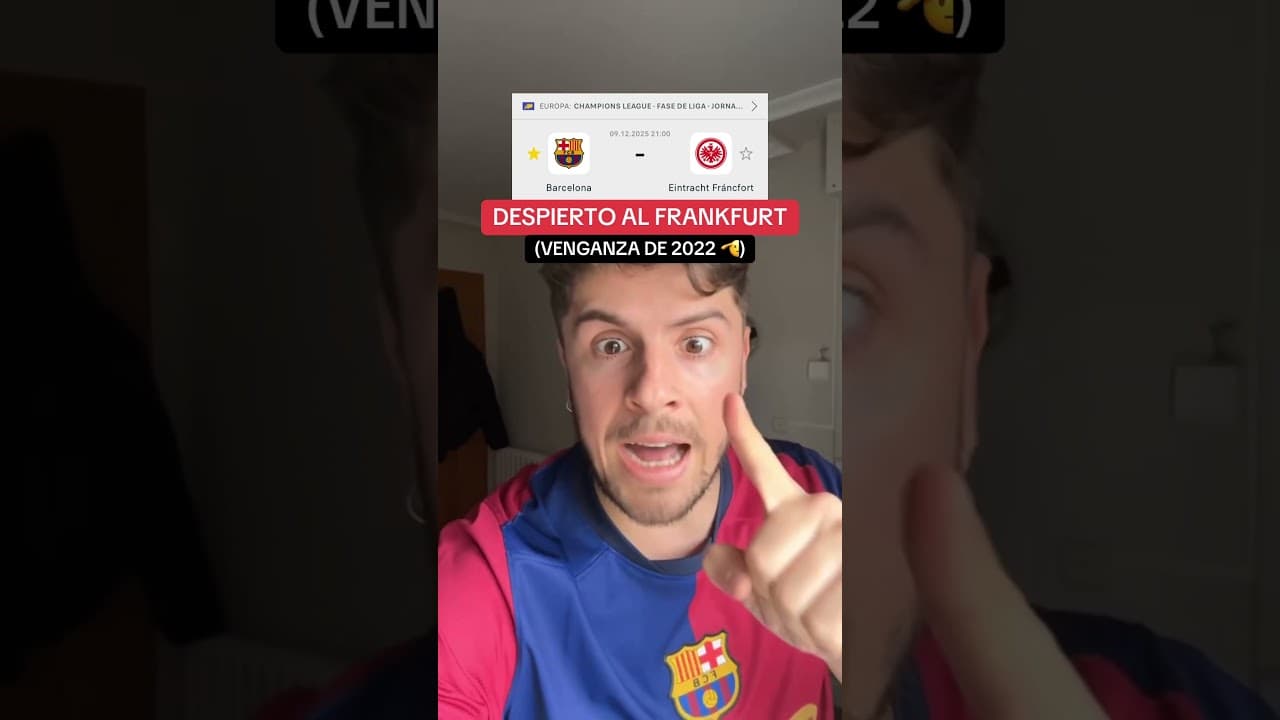TENDRÉ QUE DESPERTAR AL RIVAL DEL BARÇA