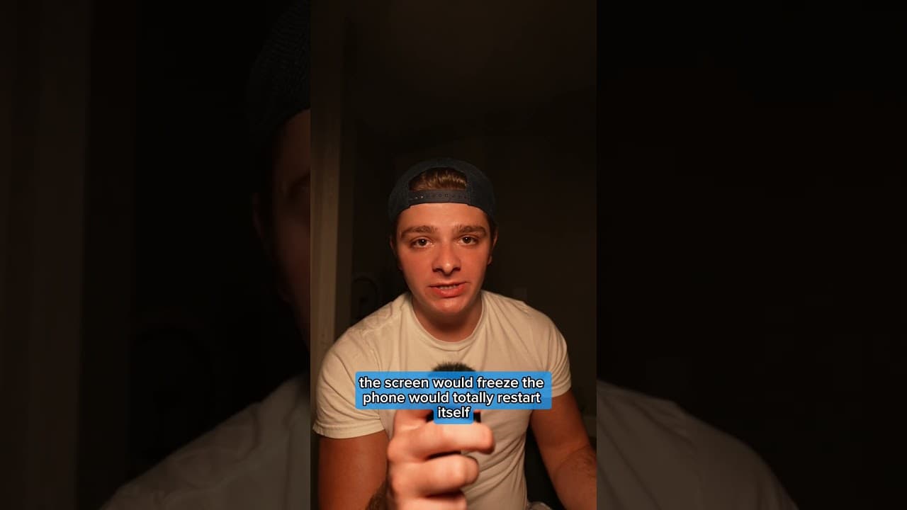 Cursed iPhone glitch 😭
