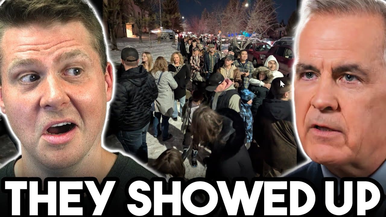 Albertans LINE UP for 3 HOURS to Sign INDEPENDENCE Petition + Left-Wing AGITATORS ERUPT