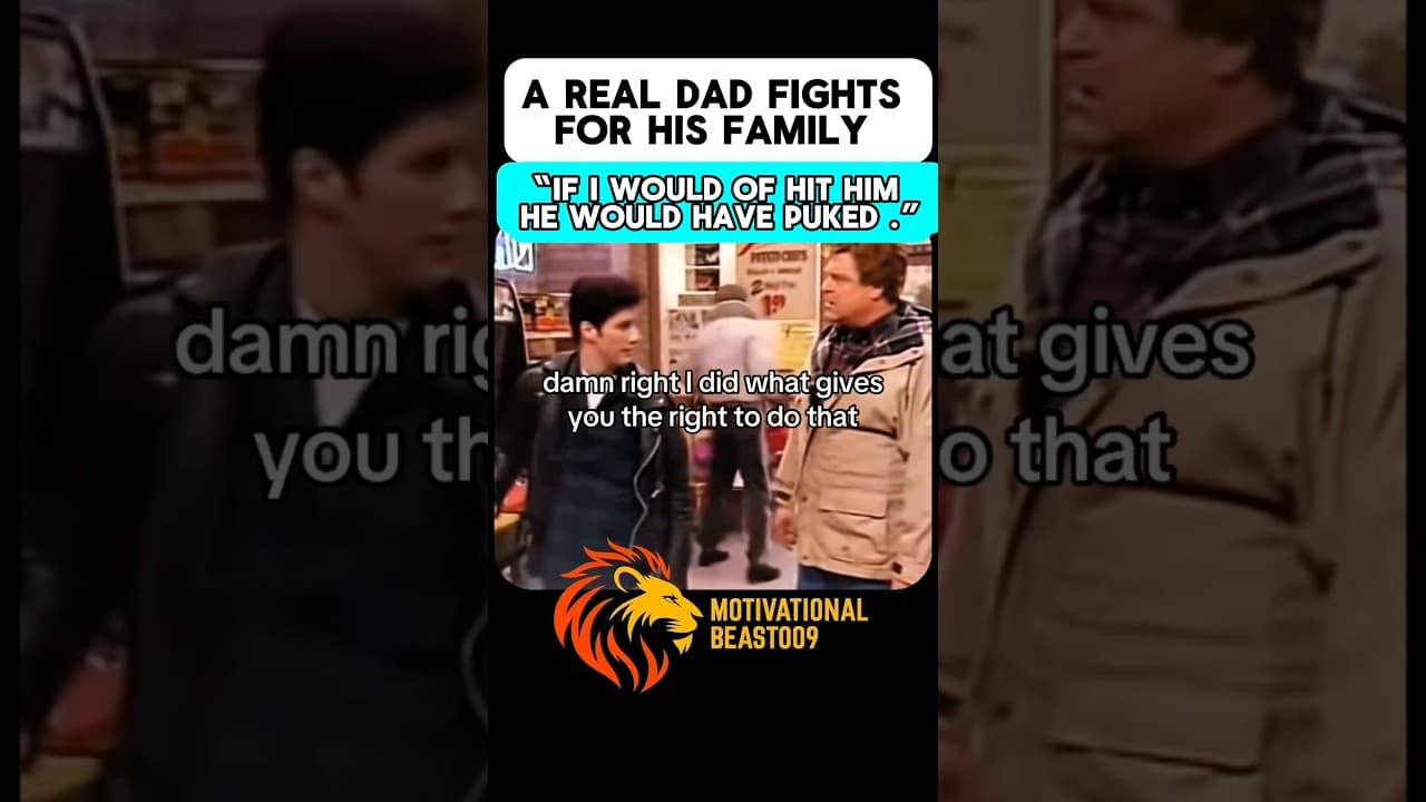 A Real Dad Fights For His Family | Dan Conners A Real One | #respect #tvshow #family #love #quotes
