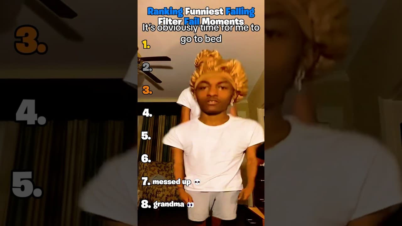 Ranking Funniest Falling Filter Fail Moments