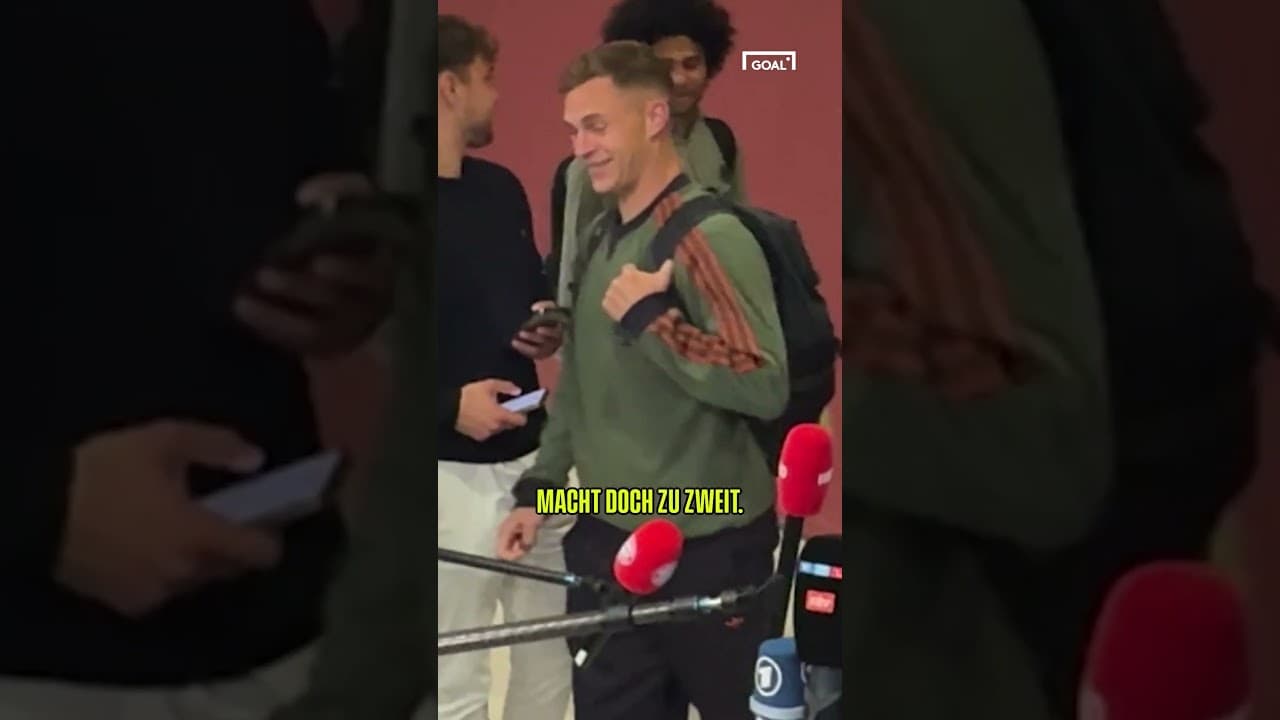 Wo bleibt Serge?😅😂 #gnabry #kimmich #fcbayern #shorts