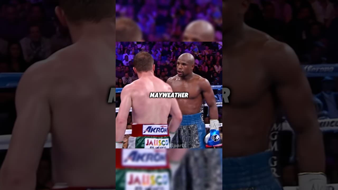 When Floyd Mayweather Schooled Canelo 🧠✅ #boxing