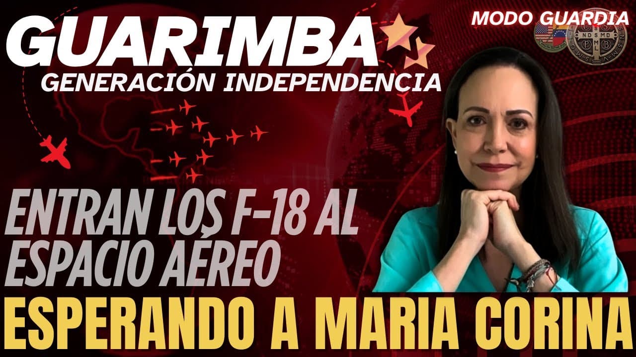 🔴 VENEZUELA EN VIVO - ENTRAN LOS F-18 - NOBEL MARIA CORINA MACHADO Y LO VEMOS JUNTOS