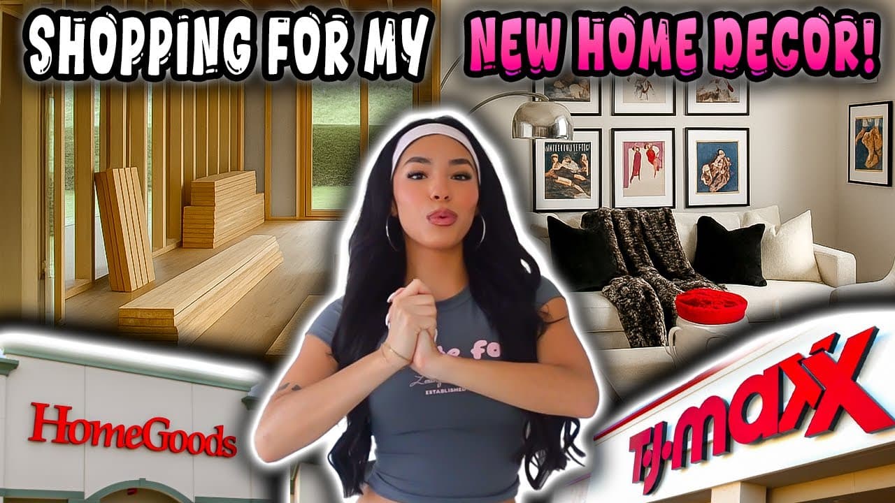 SHOPPING FOR MY NEW HOUSE (DECOR + FURNITURE)