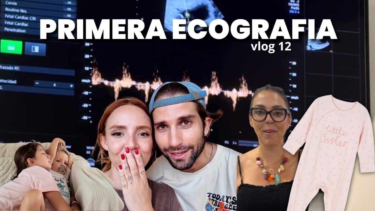 VLOG 12: vamos a la primera ECOGRAFÍA, será NIÑA? síntomas y os enseño mi antigua casa 🏠 