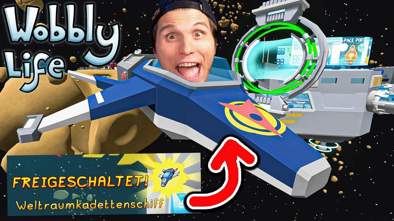 Ich bekomme das erste geheime RAUMSCHIFF in Wobbly Life
