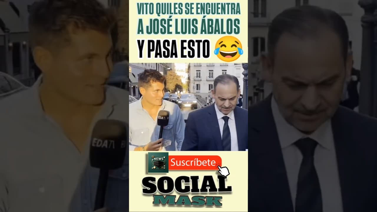 VITO QUILES se encuentra con JOSÉ LUIS ÁBALOS y pasa esto 😂