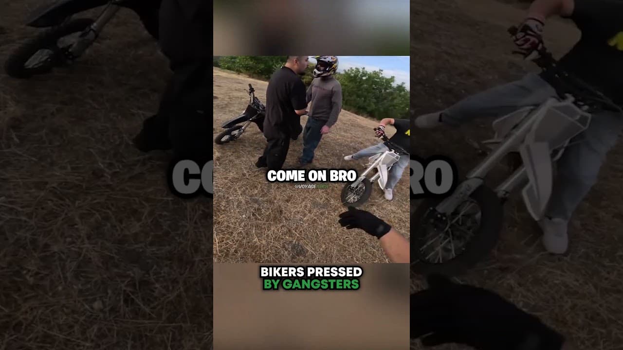 Bikers PRESSED By Tough Guys 😳