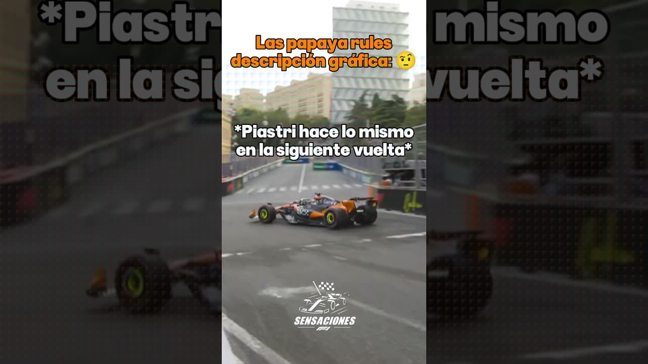 las Papaya rules de Mclaren son ridículas 🤨 #f1 #mclaren #norris #piastri #humor #viral #shorts