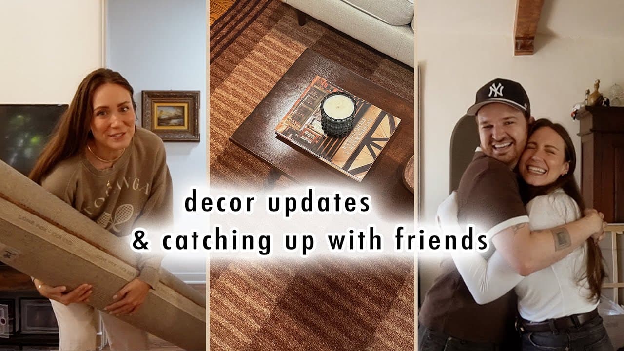 WEEKEND VLOG | decor updates, catching up with friends & couch shopping | MaCenna Lee