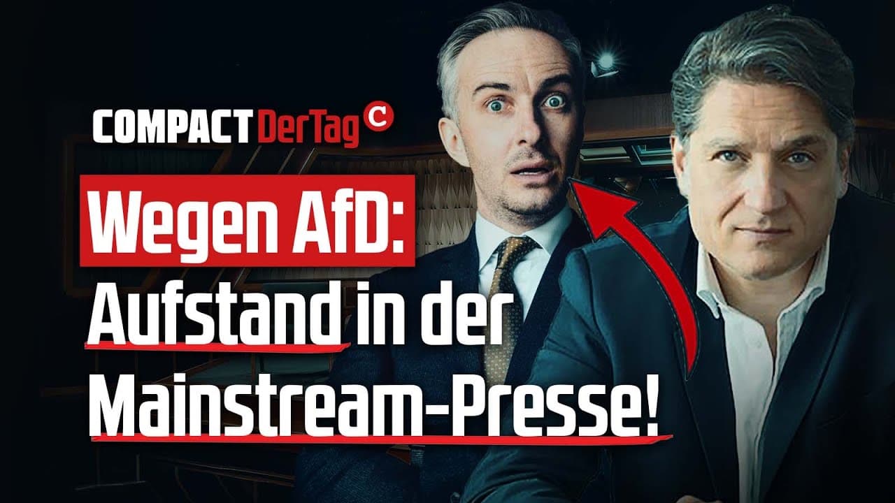 Wegen AfD: Aufstand der Mainstream-Presse!💥