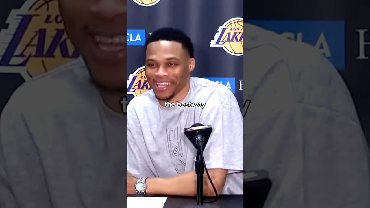 Westbrook's Wholesome Moment With Reporter