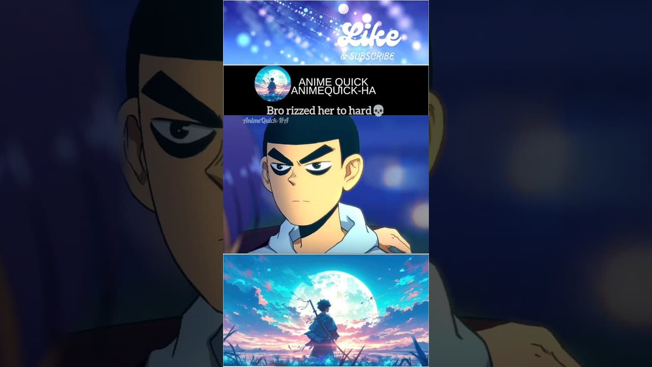 Bro rizz her to hard💀