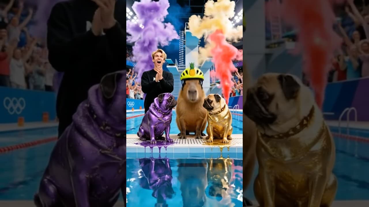 Cappy participó en la competencia con su Pug dorado